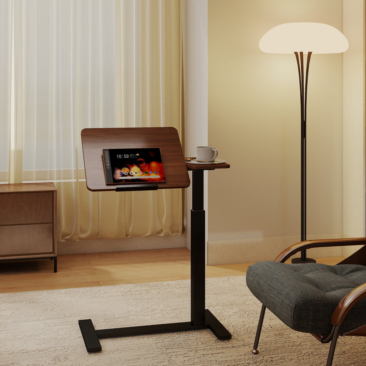 Mobile Adjustable Standing Desk