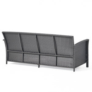 St Lucia Three-Seater Outdoor Woven Sofa
