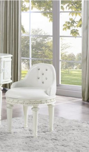 Dorothy - Vanity Chair With Swivel Chair Only - Ivory