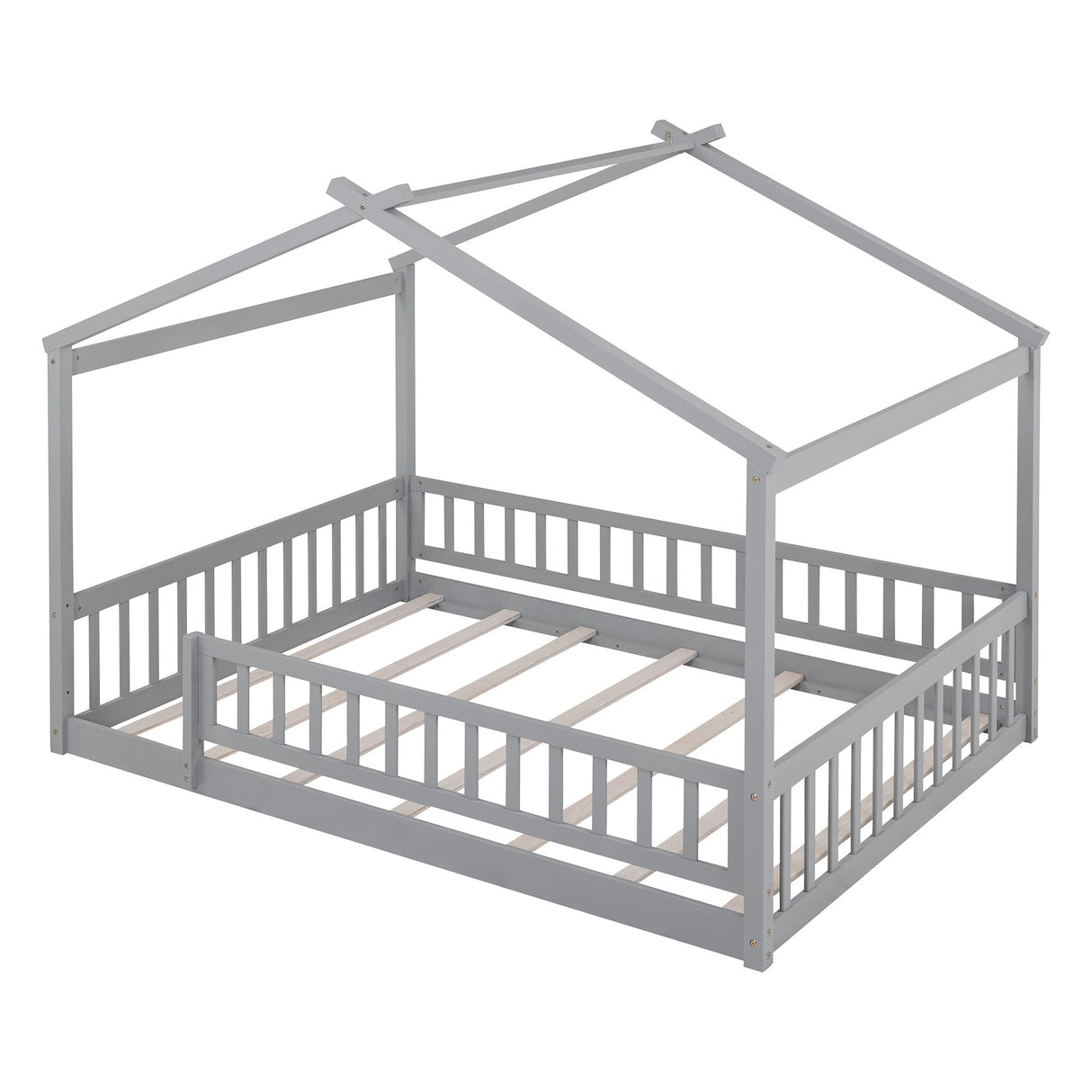 Bed House Bed Frame With Fence