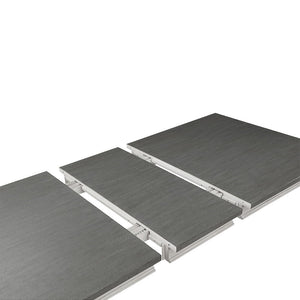 Katia - Dining Table With Leaf - Rustic Gray & Weathered White