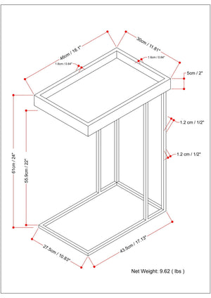 Gallagher - Handcrafted C Side Table