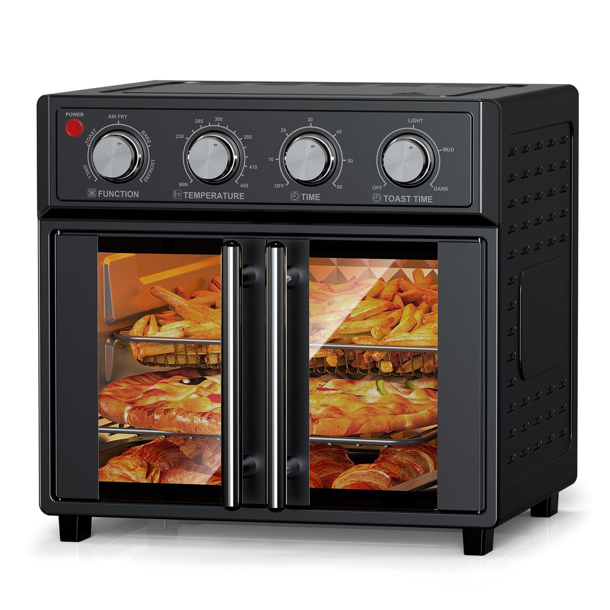 PlumChef 26QT Large Capacity French Double-Door Air Fryer