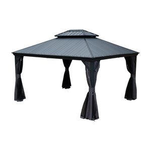 10'x12' Hardtop Gazebo with Resin Roof