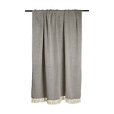 DII Urban Check Cotton 50x60-Inch Throw Blanket, Mineral