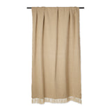 DII Urban Check Cotton 50x60-Inch Throw Blanket, Stone