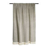 DII Fields of Diamond Woven Cotton Throw Blanket, 50x60", Mineral