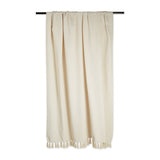 DII Fields of Diamond Woven Cotton Throw Blanket, 50x60", Natural