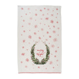 DII Christmas Printed Dishtowel Set 2 Piece, Noel
