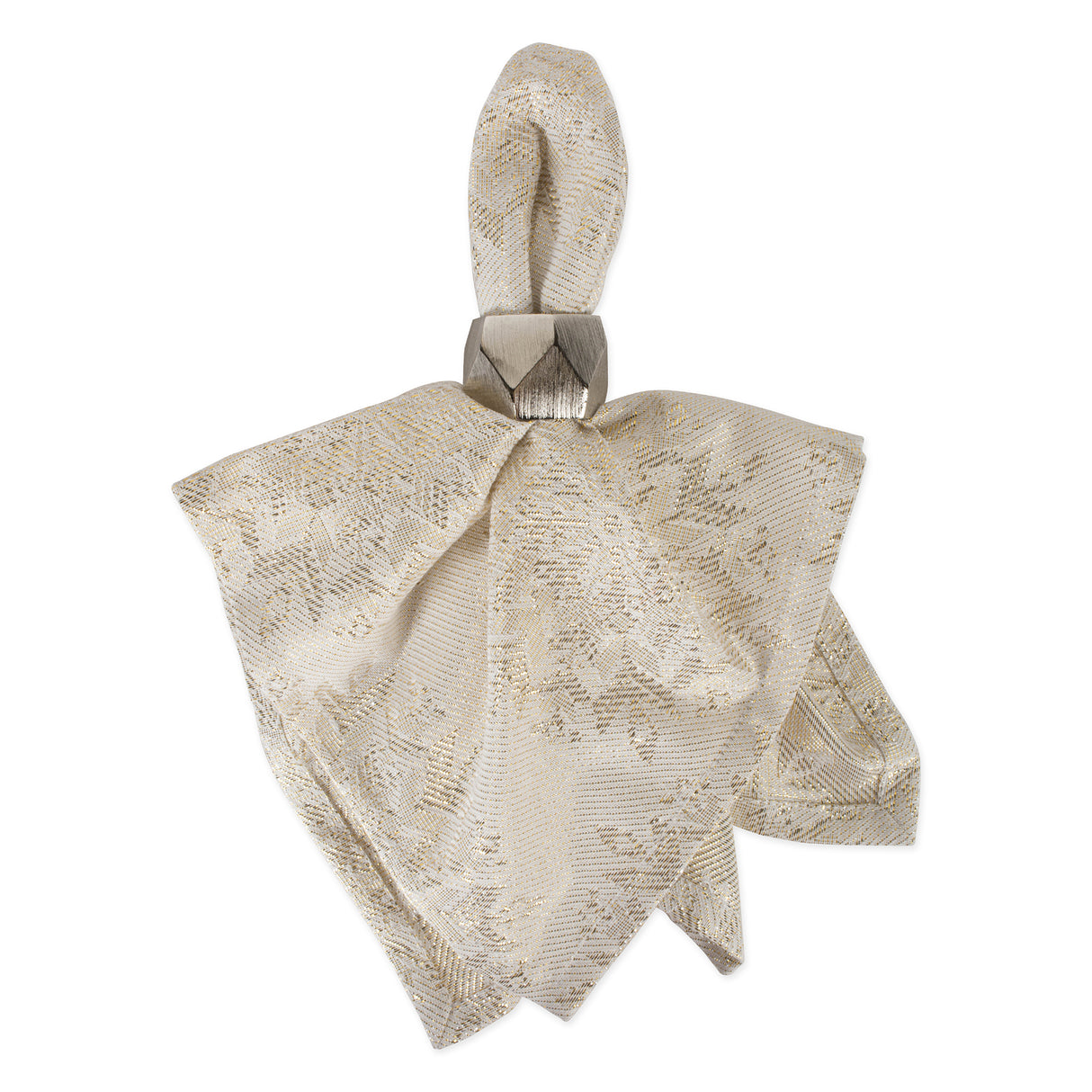 DII Winter Sparkle Jacquard Napkin Set/6