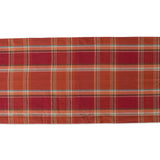 DII Autumn Spice Plaid Table Runner 14X72