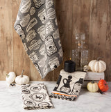 DII Halloween Printed Dishtowel Set/3, Hocus Pocus