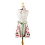 DII Cotton Christmas Skirt Apron, Jolly Tree