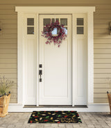 DII Christmas Coir Door Mat, Bright Lights