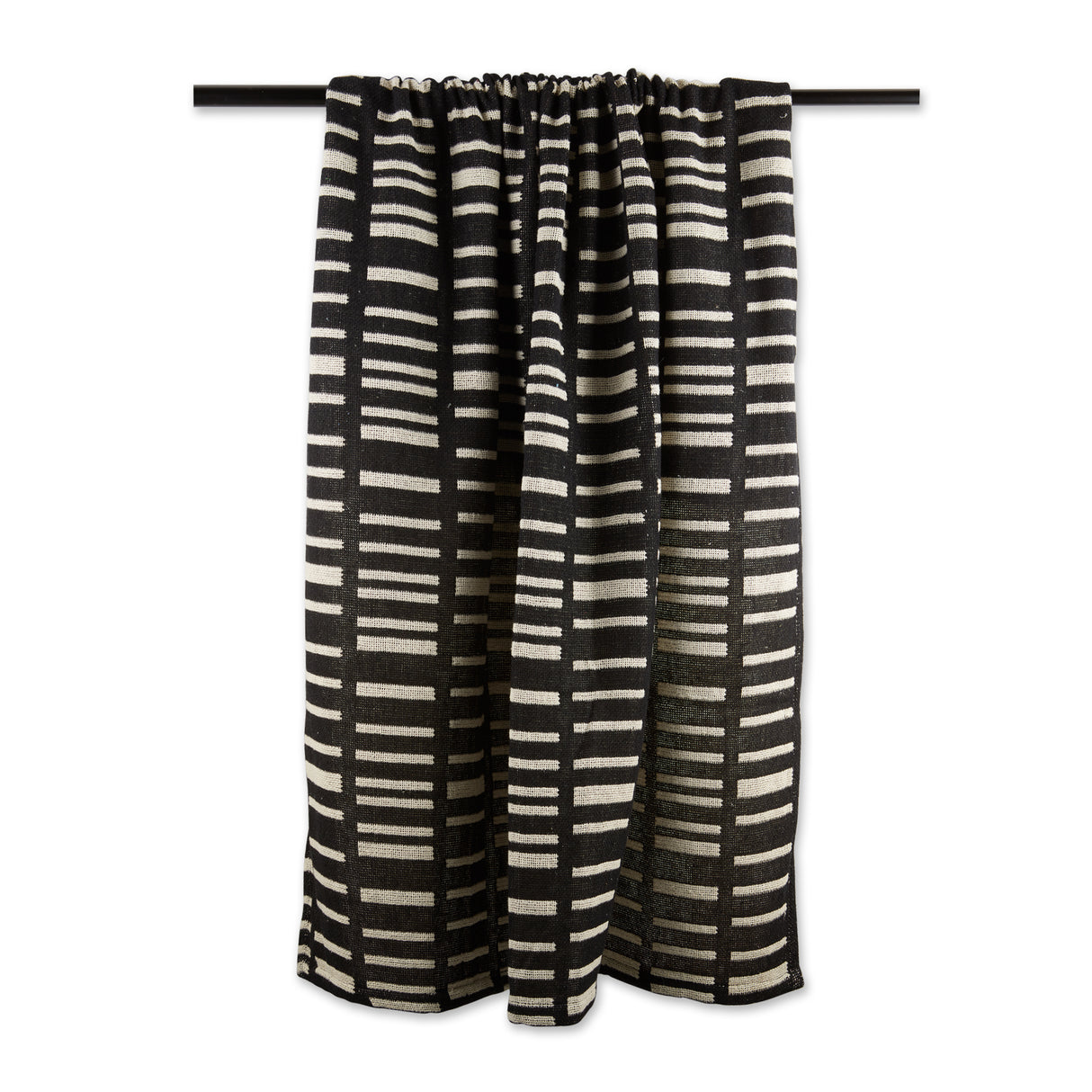 DII Black Urban Jacquard Throw