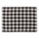 DII Christmas Buffalo Check With Embroidery Placemat Set/6