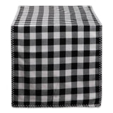 DII Christmas Buffalo Check With Embroidery Table Runner 14x72
