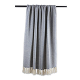 DII Handloom Chevron Cotton Throw Blanket, 50x60-Inch, French Blue