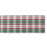 DII Holiday Plaid 14x108" Table Runner, Yuletide