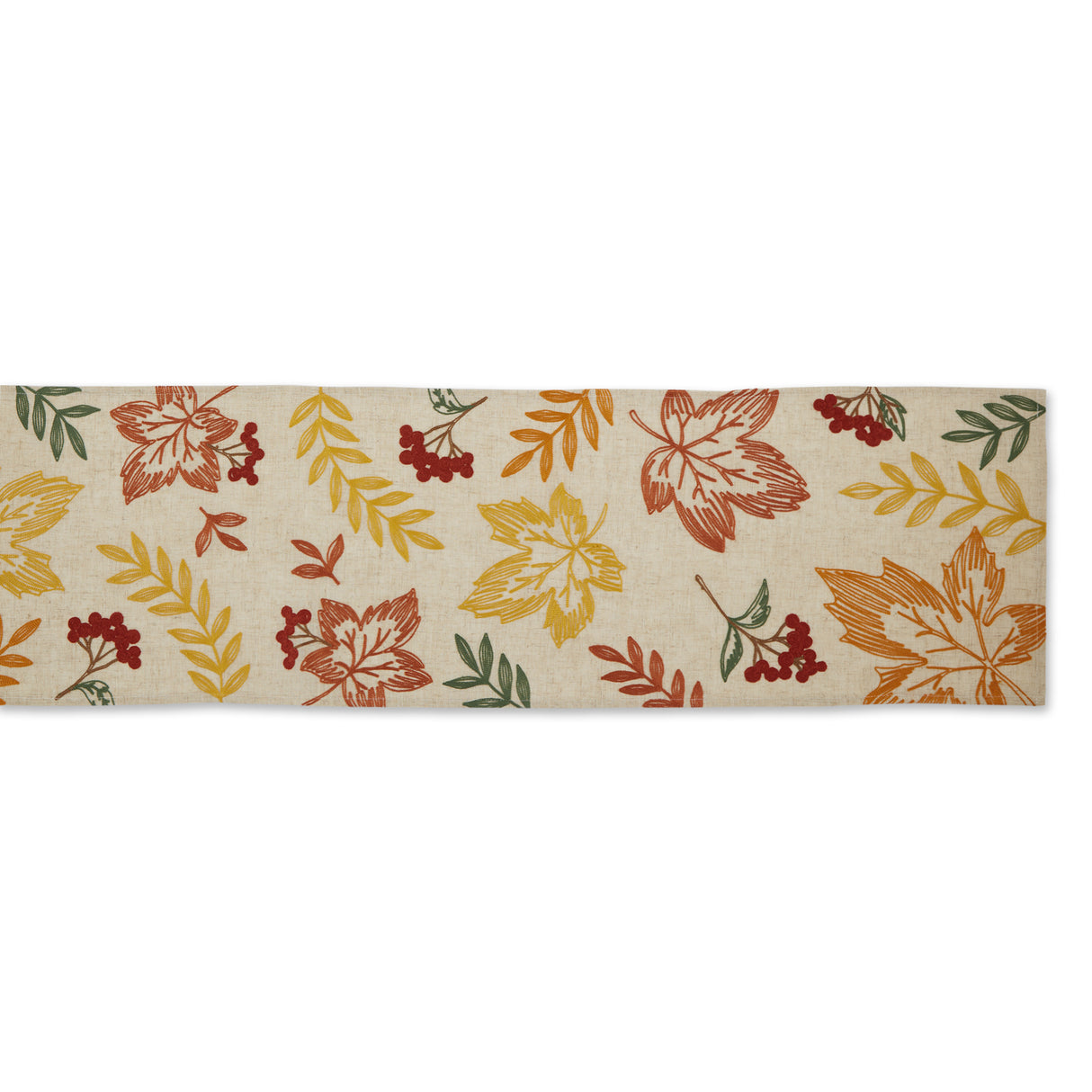 DII Scattered Leaves Table Runner 14X70