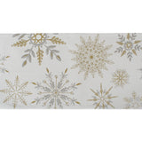 DII Snowflake Sparkle Printed Table Runner 14X108