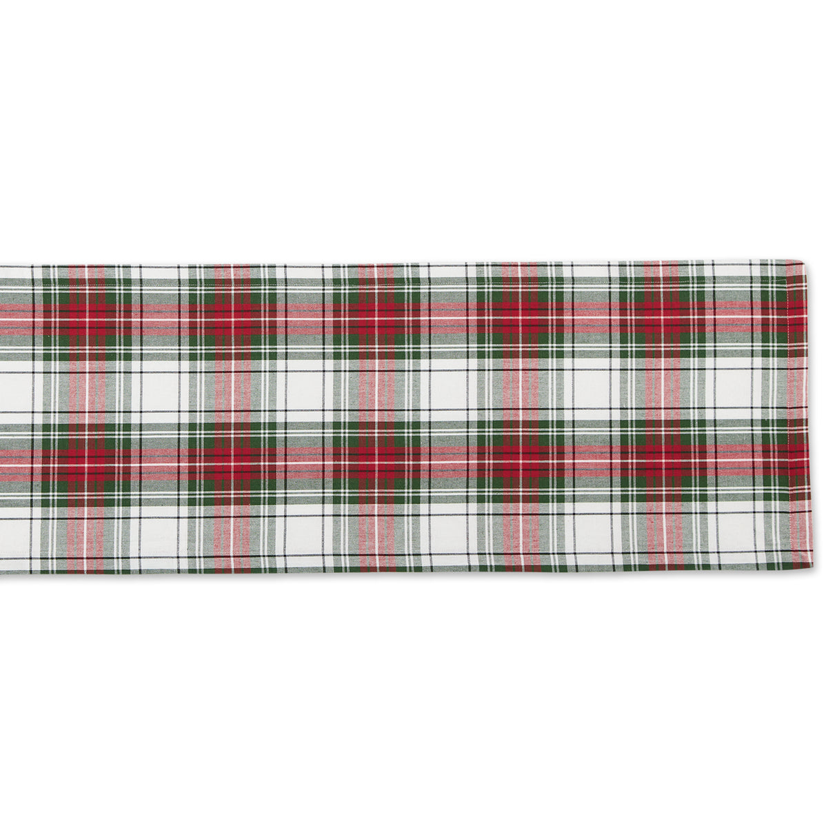 DII Holiday Plaid 14x108" Table Runner, Christmas