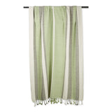 DII Ivory Antique Green & Sage Bold Herringbone Throw