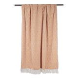 DII Double Diamond Cotton Throw Blanket, 50x60-Inches, Pumpkin Spice