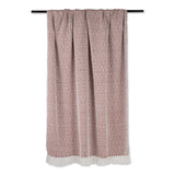 DII Double Diamond Cotton Throw Blanket, 50x60-Inches, Cinnamon