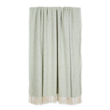 DII Cotton Diamond Throw Blanket, 50x60", Jadeite