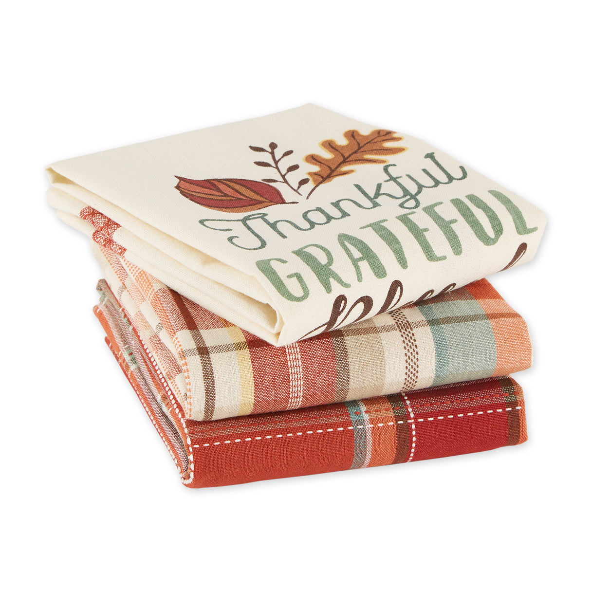 DII Thanksgiving Assorted Dishtowel Set/3, Blessed