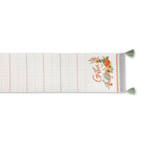 DII Reversible Autumn Table Runner, 14x72", Harvest Check