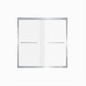 Double Sliding Shower Door With Explosion Proof Film