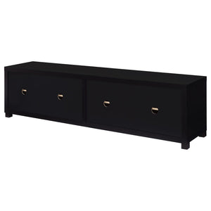 Arnaud - 3 Piece TV Stand Set With Storage - Black
