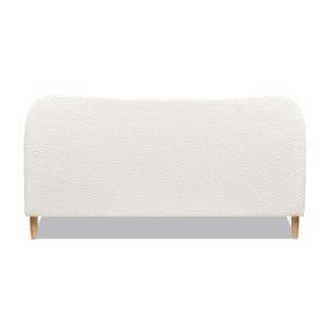 Roman - Curved Headboard Upholstered Platform Bed