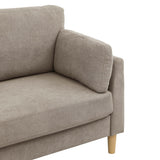 The Oliver Compact Elegance Upholstered Sofa
