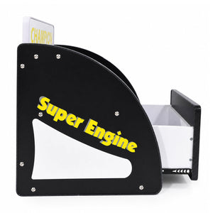 Kids Racing Car Nightstand with Open Storage Shelf