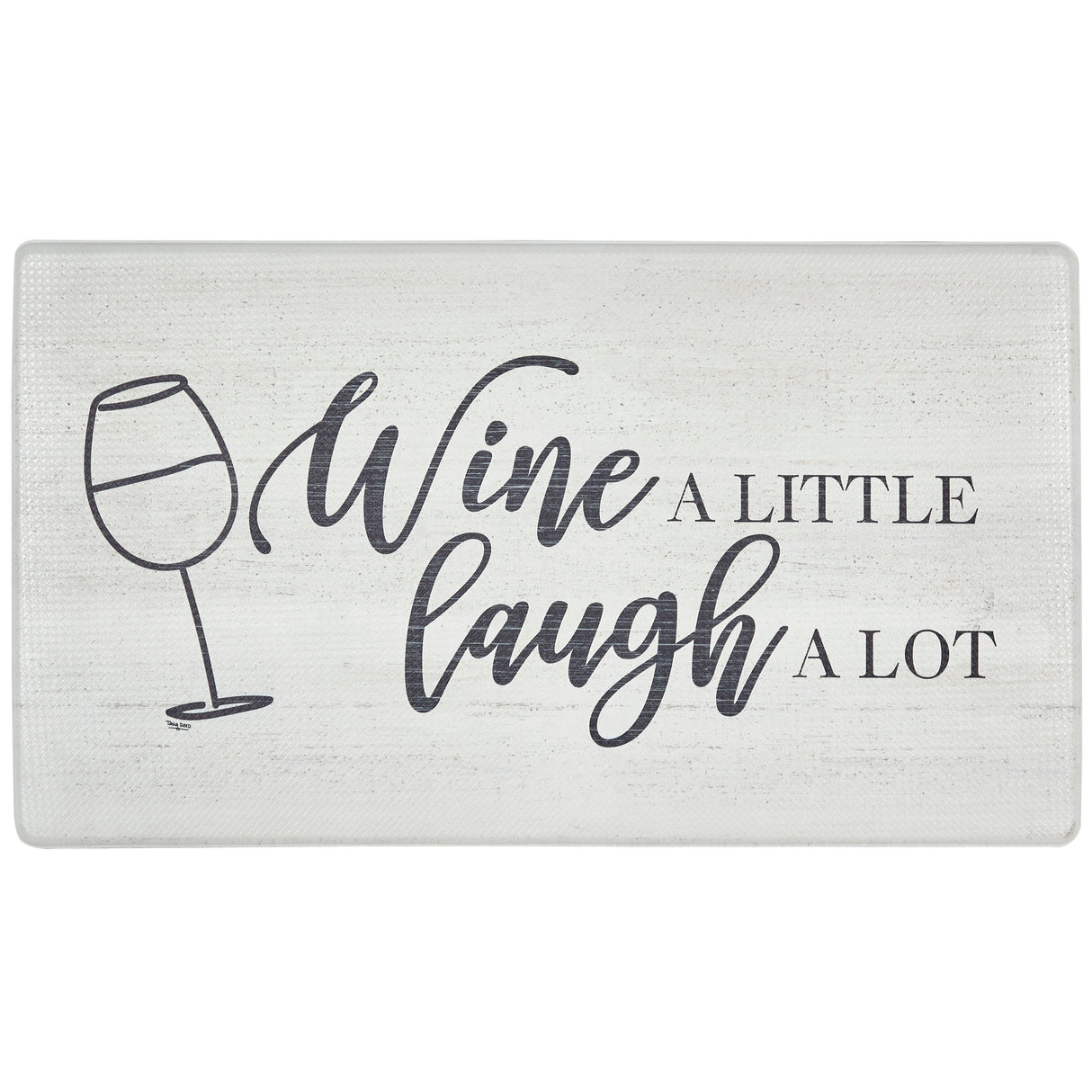 20"x36" Feel at Ease Anti-Fatigue Kitchen Mat (Wine a Little)