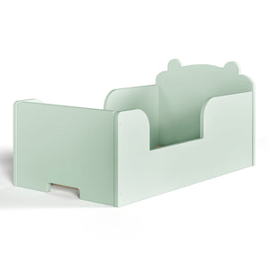 Toddler Floor Bed Frame, Bear Shape Cot Bed for Boys and Girls Ages 3-6