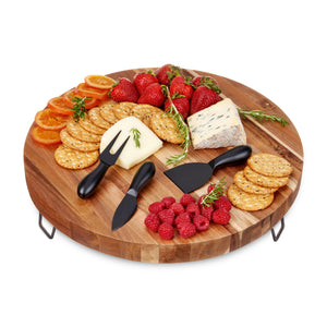 Acacia-Footed-Cheese-Board-&-Knife-Set-by-Twine-Living®-Cutting-Boards
