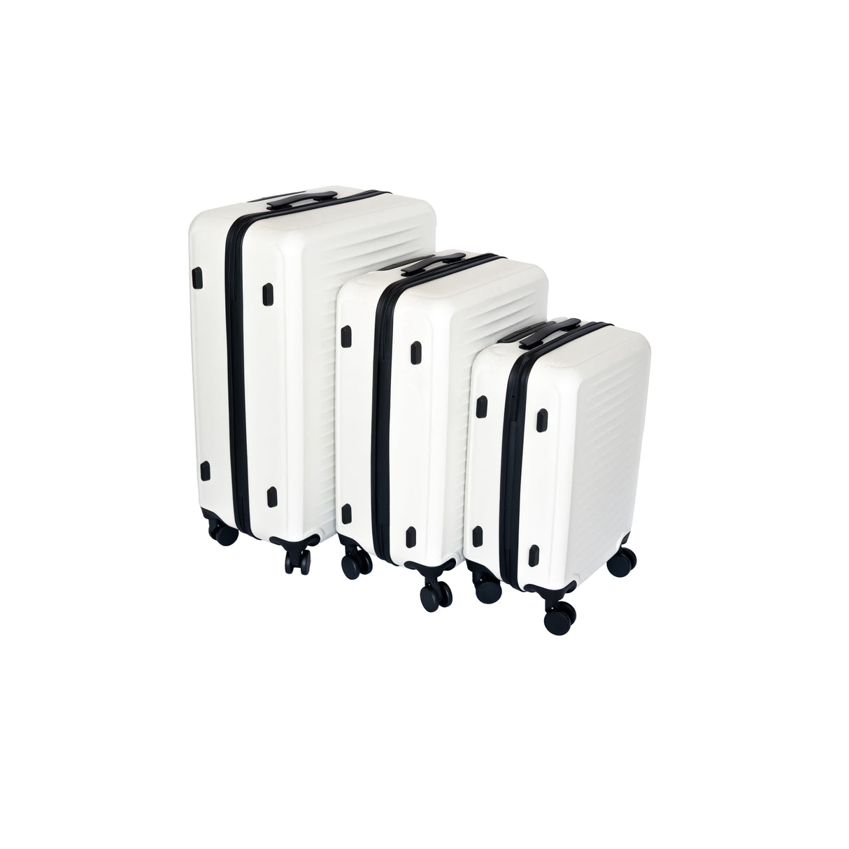 3 Piece Hard Shell Lightweight Carry On Suitcase Set