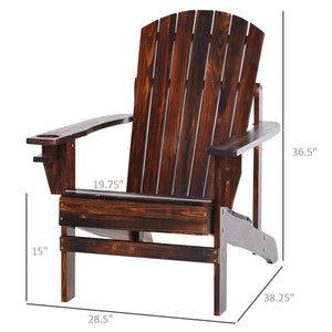 Outsunny Wooden Adirondack Chair