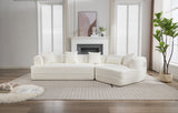 Modular Sofa Modern Minimalist Style Creamy-White