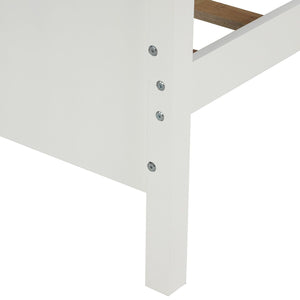 Platform Bed With Slat Support And Headboard And Footboard