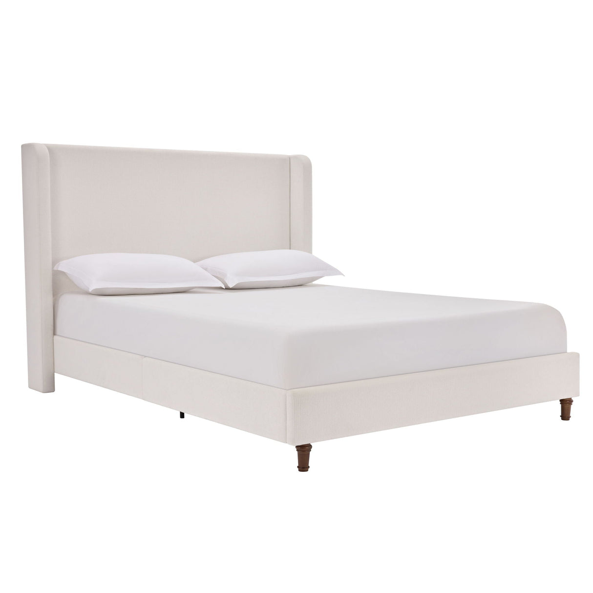 Harper - Tall Headboard Upholstered Bed / High Headboard / Elegant Simplicity / No Box Spring Needed