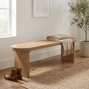 Indoor Pine Dining Bench