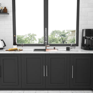 Stainless Steel Drop In Kitchen Sink with Workstation - Gray or Gold