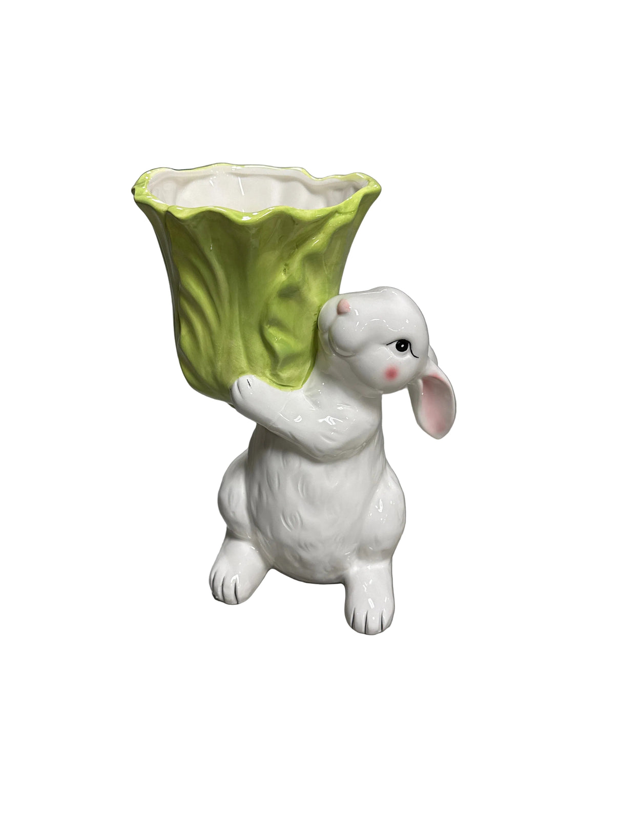 Easter Rabbit Holding Vase