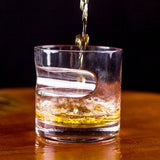 2-Pack Whiskey Glass with Built-in Cigar Rest and Cigar Cutter