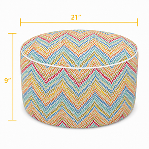 Outdoor Inflatable Ottoman 21"x21"x9"